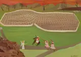 Streeter Blair, Balaam: Numbers 22-22, oil on canvas