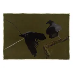 Bryan, Ravens, oil on canvas