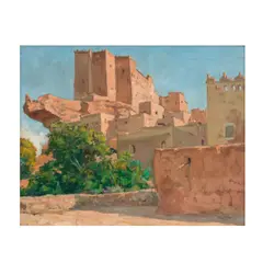 Charles Manciet, El Kelaa des Mgouna, oil on canvas