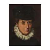 Ecole italienne, Portrait d'homme, oil on copper