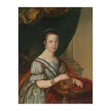Portrait de la Reine Isabelle II d'Espagne by Atelier de Vicente López y Portaña, oil on canvas, sold Jun 2025