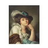 Jean-Baptiste Greuze, Portrait d'une dame, oil on canvas