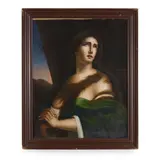 The Penitent Mary Magdalene by Italian School, oil on canvas laid down on board, sold Sep 2024