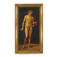 Italian School, Adam; and Eve (a companion painting), both oil on canvas