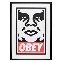Shepard Fairey, Andre the Giant Triptych, 2013, Three screenprints in colors on wove paper, each signed in pencil