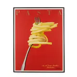 Razzio, Pasta, 1983, Lithographic poster in colors on wove paper