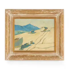 Aarne Kivelä, Tioga Pass, oil on canvas board