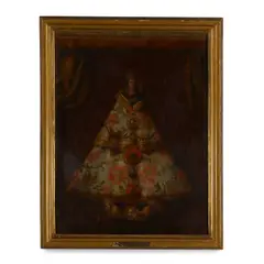 Spanish Colonial School, The Virgin of Atocha, oil on canvas