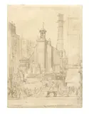 The demolishing in Regent Street, October 1914 by Sir Muirhead Bone Hrsa Hrws Hariba Hre Llb D Litt, pencil, sold Apr 2025