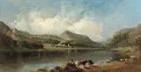 Alfred Vickers Snr, Grasmere, oil on canvas