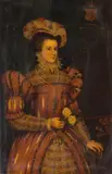 Federico Zuccari, Portrait of lady, traditionally thought to be Mary, Queen of Scots, oil on panel