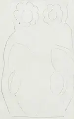 Abstract design by Duncan Grant, pencil, offered Apr 2025