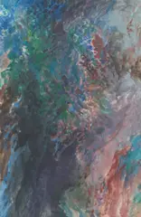 John Hubbard, Moroccan study, oil on paper