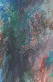 John Hubbard, Moroccan study, oil on paper