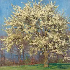 Fernand Pinal, Poirier dans le clos de Trivaux, oil on canvas