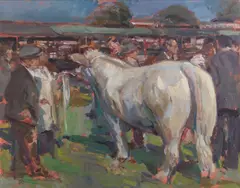Thomas John Coates, The prize bull, oil on canvas