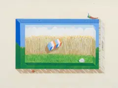 Etienne Elias, Fortunately there is still corn, gouache