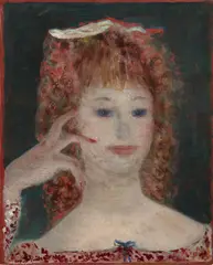 Vladimír Sychra, Portrait of a Young Woman, 1944, oil on wood
