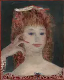 Vladimír Sychra, Portrait of a Young Woman, 1944, oil on wood