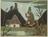 Josef Lada, Wassermann, 1942, lithography, paper