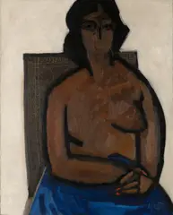 Ladislav Dydek, Nude, 1960, oil on canvas