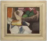 Alois Fišárek, Still Life with Limes, 1958, oil on plywood