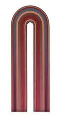 Bill Brackney, Infinitum #3, 1973, Oil on shaped particle board