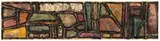 John Outterbridge, Untitled, 1962, Oil on wood panel