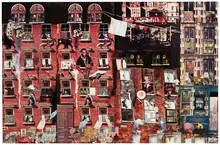 Walter Cade III, Do Storks Really Bring Babies, Or Do They Come By subway?, c. 1981, Mixed-media relief with collage