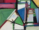 John Grillo, Untitled, 1950, Gouache on paper