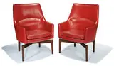 Jens Risom, Highback chairs (2)