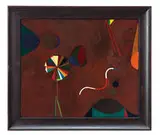 Frederick Hammersley, Chinese Toys, 1954-1956, Oil on canvas