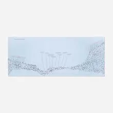 Dahlia Elsayed, Metaphor for Distance Traveled, mixed media on paper