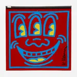 Keith Haring, Signed Three Eyes Pop Shop Bag