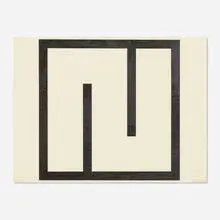 Julije Knifer, Untitled, 1978, graphite on paper