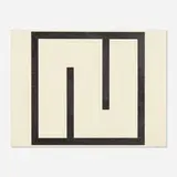 Julije Knifer, Untitled, 1978, graphite on paper