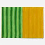 Gene Davis, Yellow and Green, 1961, acrylic on canvas