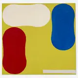 Tony Smith, The Fourth of July, c. 1962, oil and pencil on canvas