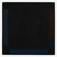 Doug Ohlson, Block Vine Blk, 1975, oil on canvas