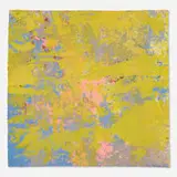 Sam Gilliam, Untitled (It's Yellow), 1973, screenprint in colors with hand-coloring