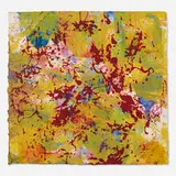 Sam Gilliam, Untitled (Top Bunk), 1973, screenprint in colors with hand-coloring