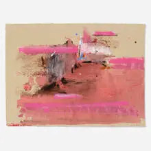 Helen Frankenthaler, Untitled, 1983, acrylic and crayon on paper