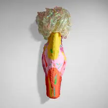 Lagniappe II by Lynda Benglis, 1979, cast pigmented paper, acrylic and polypropylene, sold Mar 2022