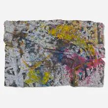 Sam Gilliam, Untitled, c. 1975, relief print with embossing and hand-painting on handmade paper