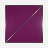 Tadaaki Kuwayama, Untitled, 1966, acrylic on canvas with steel strips