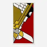 Roy Lichtenstein, Salute to Aviation, 1968, screenprint in colors