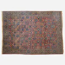 Indo-Isfahan, Medium pile carpet, c. 1900, hand-knotted wool
