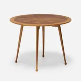 Andrew Szoeke, Cocktail table, c. 1950, marquetry inlay, maple, walnut
