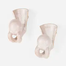 Madoura Pottery, Sconces, pair, c. 1940, glazed earthenware
