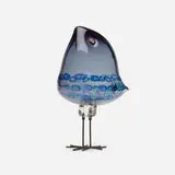 Pulcini by Alessandro Pianon, c. 1963, internally decorated glass, murrine, copper, sold Mar 2022